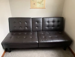 Width with back laid down as futon 44