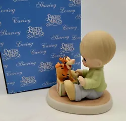 Precious Moments Disney Porcelain Figurine The Wonderful Thing About Tiggers.  Excellent condition, no chips or cracks....