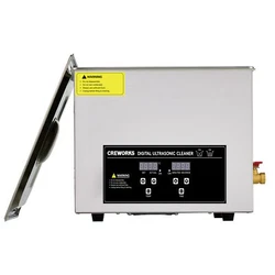CREWORKS 2.6 gal. Ultrasonic Cleaner. work for you, with the powerful cavitation safely scouring even. 10L Ultrasonic...