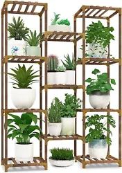 【11 Tier Large Capacity】. 1 x 11 tier Plant Stand. This tall plant shelves contains 11 shelves, which not only...