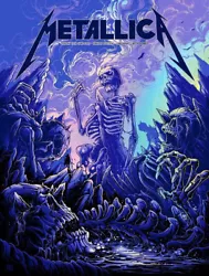 Metallica concert poster 11 X 15 ! FREE USA Shipping !  Local pickup and viewing of item is available in Port...