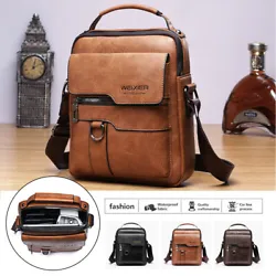 Mens Office Satchel Cross Body Bag Shoulder Bag Business PU Leather Messenger Bag    Feature: 1.Perfect for many...
