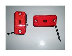 TRACTOR,TRAILER,RVS CAMPER,TOYHAULER. HERE IS A BUNCH OF RED SIDE MARKER LIGHTS FROM AFLEETWOOD RV MANUFACTURER. 2...