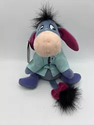 Disney Winnie the Pooh Patient Eeyore Plush Beanie Hospital Toy.