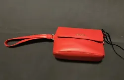 VERSACE 100% LEATHER RED WOMENS HANDBAG CLUTCH BAGProduct DetailsRetail Value: $450.00This is authentic Versace 100%...