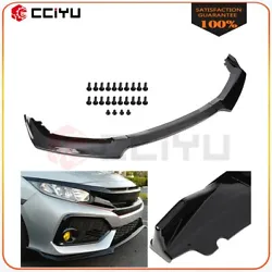 Package Included: 1set Front Lip Chin Bumper Body Kits   Specification: -Type:Front Lip Chin Bumper Body...