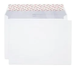 Boite de 250 enveloppes blanches C4 (229×324) Premium FSC 100 gm2. Taille : C4, 229×324. Catégorie: Enveloppes....