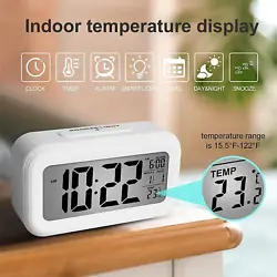 Can as a decoration for your bedroom, living room, or desk. Use Battery: It is very safe to use Bedroom Clocks Digital...