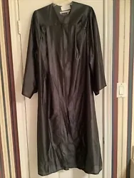 Moore Black Graduation Gown 5’ 8” - 5’10”Choir Robe. Condition is 