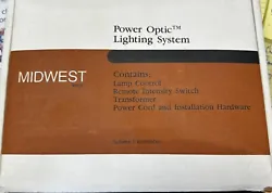 midwest optic lighting system Model 167, catalog No. 650187,  new open box.