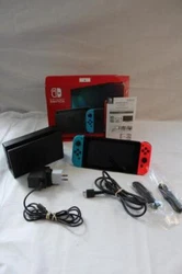 Neon Blue / Pink Joy Cons. Nintendo Switch Console HAC-001 Neon Blue / Pink Joy-Cons Console. Nintendo Switch console....