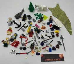 Description : Lot de figurines incomplet divers accessoires Pièces city starwars vintage État : En bon état...