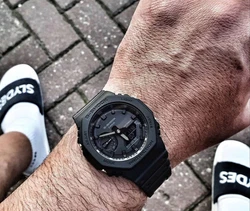Casio G-Shock 45mm Boîtier Noir, Bracelet Noir en Caoutchouc, Montre pour Homme.