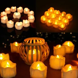 Flicker and glow like real candles. Turn the ON-OFF switch to ON, the candle LED will light up for 6 hours and then...