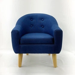 NEW Kids Chair Toddler Child Upholstered Armchair in Blue. • Eco-friendly material: Kid sofa chair is made of durable...
