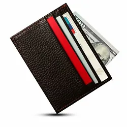 Are you fed up with the bulging wallet?. ✔ ULTRA SLIM FRONT POCKET WALLET. The leather card holder is designed to be...