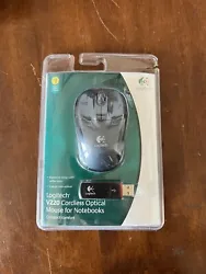 Logitech V220 Wireless Optical Mouse - Gray.