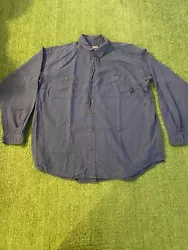 Men’s XL Patagonia Organic Cotton Button Up Shirt Blue. Very good condition no flaws.