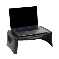 Extend the sturdy sides for laptop use or fold them in for a flat surface, catering to a range of needs....