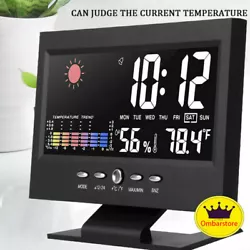 3.Energy-saving clock. 1 x Weather Station Alarm Clock(batteries not included). Calendar: Range 2000-2099,12/24-hour....