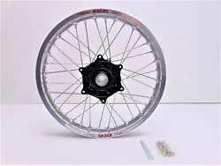 Dubya Rear Wheel 2.15 x 18 Black Talon Hub/Silver Excel Takasago Rim.