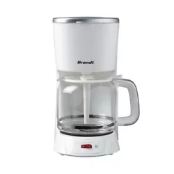 La cafetière Daily 15 tasses - filtre, électrique - blanc de la marque Brandt vous propose une grande capacité...