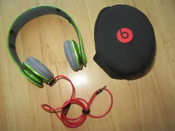 Case included. Headphone cushions are a little misshaped - they are fine once out of the case and worn. Nice pair of...