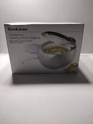 Brookstone Jewelry/DVD Ultrasonic Cleaner 606376 Uses Tap Water No Chemicals EUC.