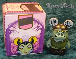 Vinylmation is a collectible vinyl series featuring original designs from Disney artists. Poseable arms and head.