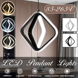 Irradiation area: 5 ㎡ -8 ㎡. 85-265V LED Pendant Light Ceiling Hanging Lamp Dining Room Restaurant. Suggested...