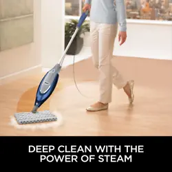The Shark Professional Steam Pocket; Mop lets you deep-clean your sealed hard floors with no chemicals, providing 99.9%...