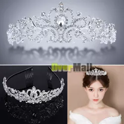 1 x Bridal Austrian Crystal Tiara. Tiara Height(Max): Approx 5cm. Suitable for any wedding part, evening part or other...