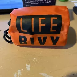GoTime Gear Life Bivy Emergency Sleeping Bag Thermal Bivvy - Orange.