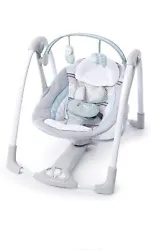 You don’t have to sacrifice function with this mini swing. The 5-point harness and non-slip feet help ensure your...