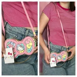 Hello Kitty Sanrio Mini Bag Small Purse Crossbody Shoulder Bow print NEWBrand New with tagsColors: pink, blue, purple,...