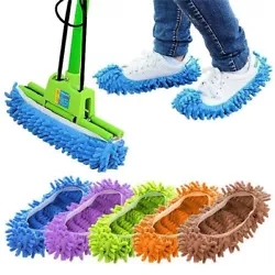 Item Type: Dust Mop Slipper. Function:Household Clean up. Material: Chenille.