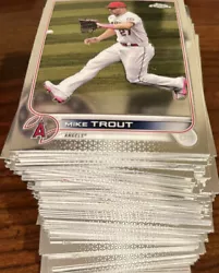 2022 Topps Chrome Baseball BASE CARDS #1-220- Complete Your Set- You Pick.