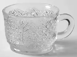 Smith Glass Daisy and Button Clear (Punch Set) Punch Cup Clear.