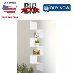 Floating shelves made by width of fixtures, wood corner shelf, 5 tier corner shelf, mounted shelves, corner shelving,...
