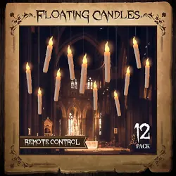 Just like a real candle.You can create magical floating candle effects anywhere you like.