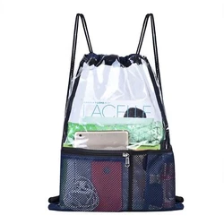 Perfect Size --- The see through string bag is in the size of 13.5W17H. Lightweight and Roomy --- It is convenient for...