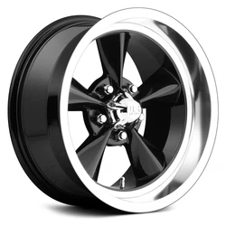 U107 STANDARD Gloss Black with Diamond Lip Wheels by U.S. MAGS®. 17
