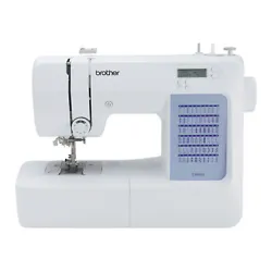 The Brother CS5055, a computerized sewing machine has a range of professional features with 60 built-in stitches,...