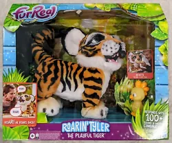 FURREAL Friends Roarin Tiger Tyler Interactive Pet Plush Toy Soft Fur Real NIB.