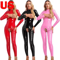 Set Include : 1x Bodysuit. GirlsSwimwear. Material : 100% Patent Leather. Made of high quality patent leather, the...