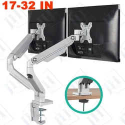 Spring-assisted System-- Make the monitor rise and fall easily and steadily. Supports portrait or landscape monitor...
