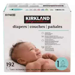 Kirkland Signature Baby Diapers are designed with the highest standards to be the right choice for baby.