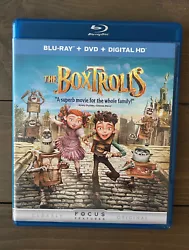 THE BOXTROLLS BOX TROLLS BLU RAY + DVD.