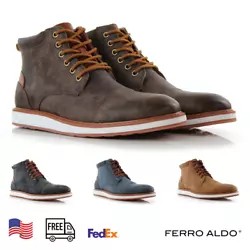 ---INCLUDES: 1- Pair of Mens Casual Chukka Mid-Top Sneaker Boots ---SPECIFICATIONS: Made With Top Tier Hand Crafted...