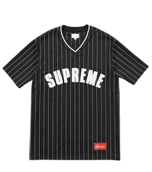Supreme Pinstripe Baseball Practice Jersey SS17 XL.  Bought new from Supreme. Never worn. Still in plastic.